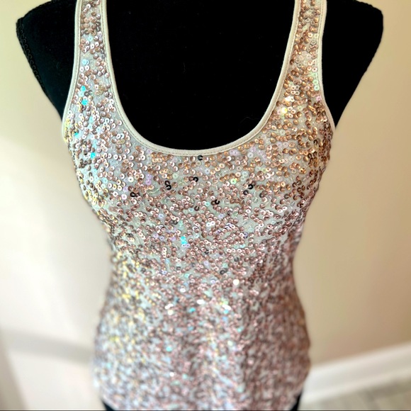 Express Y2K sequin tank - Picture 2 of 4